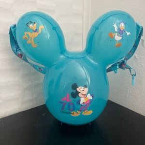 Disney Teal Mickey Mouse Popcorn Bucket with Characters